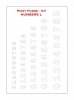 Paint Forge PFST011L STENCIL - NUMBERS